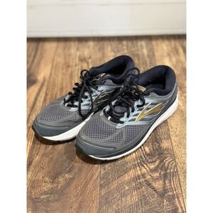 Brooks Addiction 13 Mens Running Shoes Charcoal Black Gold‎ 1102611D091 Size 9.5